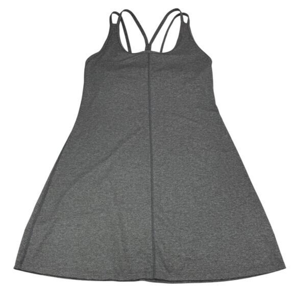 Patagonia Latticeback High Scoop Dress Shelf Bra In Gray Women's Size Medium - Picture 2 of 6
